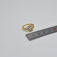 خاتم ايطالي ذهب 18 - صورة 2