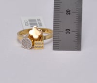خاتم ايطالي ذهب 18 - صورة 2