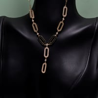 عقد ايطالي ذهب 18 - صورة 2