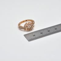 خاتم ايطالي ذهب 18 - صورة 2