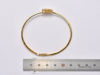سوار فراشة ذهب 18 - صورة 3