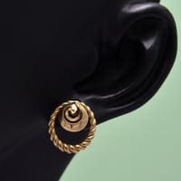 حلق ذهب 18 - صورة 1