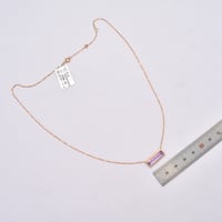 عقد الماس و حجر الأمثيست الطبيعي  - صورة 3