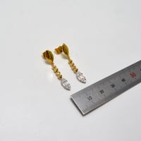 حلق ذهب 18 - صورة 2