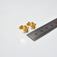 حلق كوين فلور ذهب 21 - صورة 2