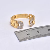 خاتم ايطالي ذهب 18 - صورة 2