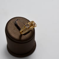 خاتم ايطالي ذهب 18 - صورة 1