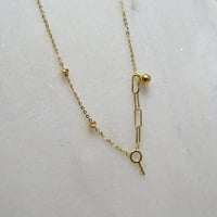 عقد ايطالي ذهب 18 - صورة 2