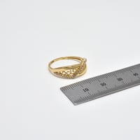 خاتم ايطالي ذهب 18 - صورة 2