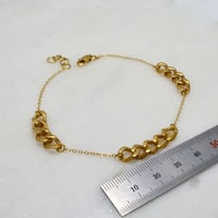 خلخال جنزير ذهب 18 - صورة 2