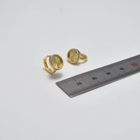 حلق ايطالي ذهب 18 - صورة 2