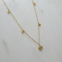 عقد ايطالي ذهب 18 - صورة 1