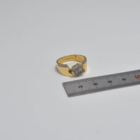 خاتم ايطالي ذهب 18 - صورة 2