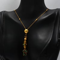 عقد احجار ذهب عيار 18 - صورة 2