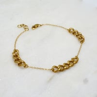 خلخال جنزير ذهب 18 - صورة 1