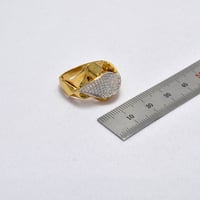 خاتم ايطالي ذهب 18 - صورة 2