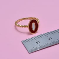 خاتم ايطالي ذهب 18 - صورة 2