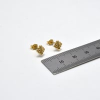 حلق ايطالي ذهب 18 - صورة 2