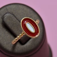 خاتم ايطالي ذهب 18 - صورة 1