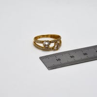 خاتم ايطالي ذهب 18 - صورة 2