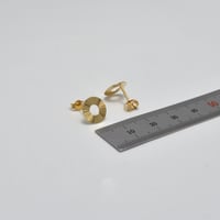 حلق ايطالي ذهب 18 - صورة 2