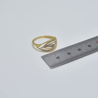 خاتم نابولي ذهب 18 - صورة 2