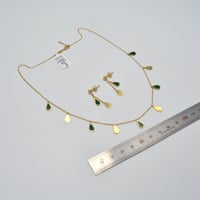 طقم ملاكيت ذهب 18 - صورة 2