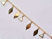 سوار صدف ذهب 18 - صورة 1