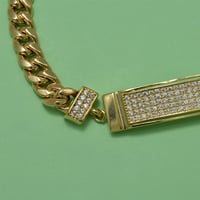 سوار جنزير ذهب 18 - صورة 2