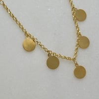عقد ايطالي ذهب 18 - صورة 2