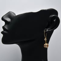 حلق ايطالي ذهب 18 - صورة 2