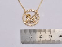 عقد وزه ذهب 18 - صورة 3