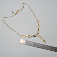 عقد ايطالي ذهب 18 - صورة 3