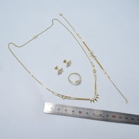 طقم ايطالي ذهب 18 - صورة 4