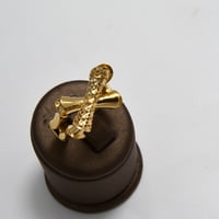 خاتم البامبو ذهب 18 - صورة 1