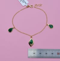 سوار ملاكيت ذهب 18 - صورة 2