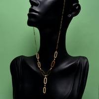 عقد ايطالي ذهب 18 - صورة 1