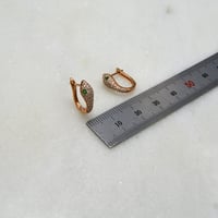 حلق الماس و احجار الزمرد - صورة 2