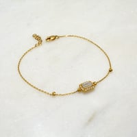سوار باقيت ذهب 18 - صورة 1