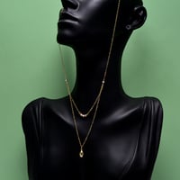 عقد ايطالي ذهب 18 - صورة 1