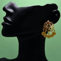 حلق صباح الخير ذهب 21 - صورة 2