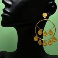 حلق مرتهش ذهب 21 - صورة 2