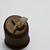 خاتم ايطالي ذهب 18 - صورة 1