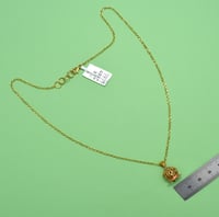 عقد توليب ذهب 18 - صورة 3