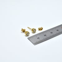 حلق ذهب 18 - صورة 3