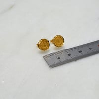 حلق جنيهات ذهب 21  - صورة 2