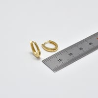 حلق ذهب 18 - صورة 2