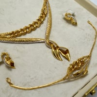 طقم كالزا ذهب 18 - صورة 2