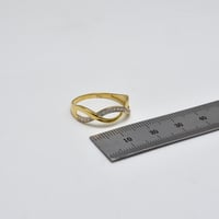 خاتم ايطالي ذهب 18 - صورة 2