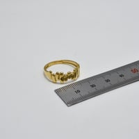 خاتم ايطالي ذهب 18 - صورة 2
